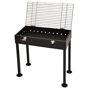 Gratar portabil FM Grill, din otel, 58 x 30 cm