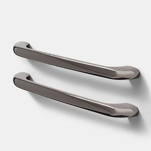 Set manere GOODHOME Condio, aluminiu, 22.5 cm, argintiu, 2 bucati
