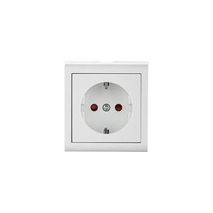 Priza Schuko Ovivo Nivo, 16A, ABS, alb