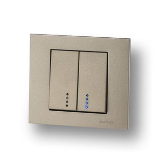 Comutator cu Led ST Grano Titan  Ovivo