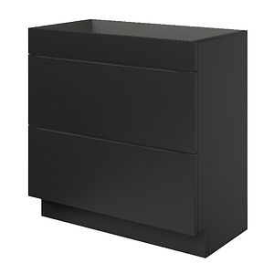 Masca lavoar GoodHome Imandra, 80 x 45 x 82 cm, negru