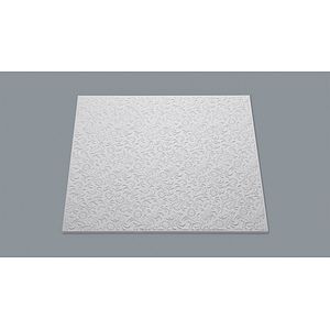 Plafon Decorativ Polistiren, T107, 50 x 50 cm, 10 mm, 2Mp/Pachet  Decoflair