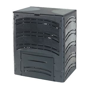 Lada compostor de gradina VERVE, 500 l, 60 x 80 x 100 cm, plastic termoformat, negru