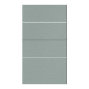 Front corp bucatarie 4 sertare GOODHOME Stevia, MDF, 40 x 71.5 x 1.8 cm, verde