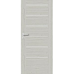 Usa interior Toreno, cu geam, dreapta, MDF, 68 x 206 cm, gri