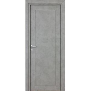 Usa interior Mod, fara geam, reversibila, MDF, 88 x 203 cm, gri inchis