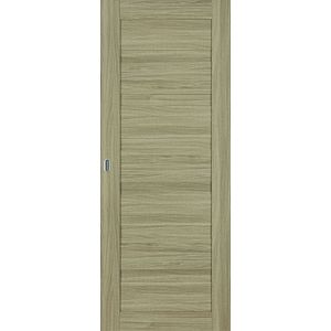 Usa interior Tisa, fara geam, reversibila, MDF, 81.5 x 207 cm, maro deschis