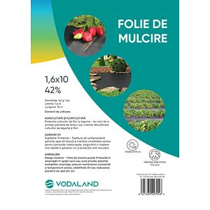 Folie Mulcire Antiburieni, 1.6 x 10 m Vodaland