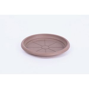 Farfurie ghiveci Diana, D16.5 cm, maro hazelnut