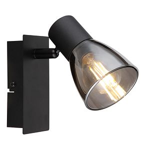 Spot Met Negru Mat 70X140 40W 230V