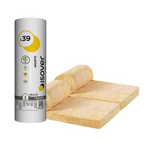 Vata minerala de sticla 10,8 mp, 0,039 W/mK, 900 x 60 x 7,5 cm Isover