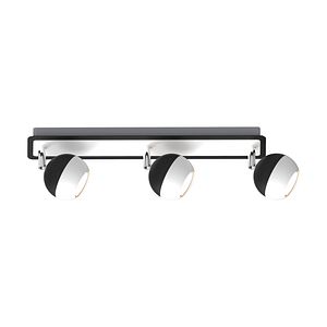 Aplica STRUHM Kombi 02838, GU10, 3 x 35W, IP20, negru-alb