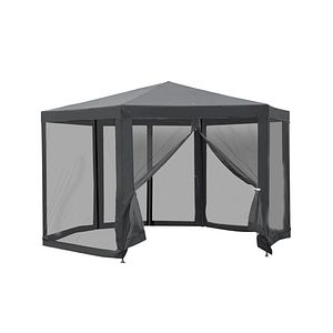 Pavilion gradina Home Decor, poliester, 200 x 250 cm, gri