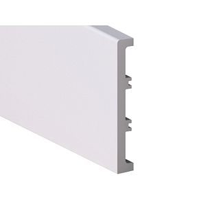 Plinta Apatit, polimer, 220 x 12 x 1.6 cm, alb