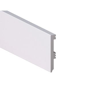 Plinta Rubin, polimer, 220 x 8 x 1.6 cm, alb