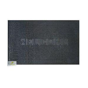 Covoras intrare UNIC SPOT Welcome, 40 x 60 cm, cauciuc, negru