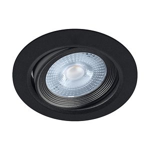 Spot Incastr Moni Led C 5W Ww Negr