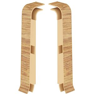 Terminatie stanga-dreapta VILO Esquero 608, PVC, 6.7 cm, 2 bucati, stejar rosu