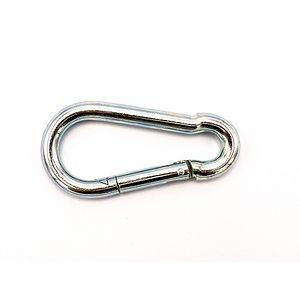 Carabina cu clapa, 6 x 60 mm, otel, argintiu