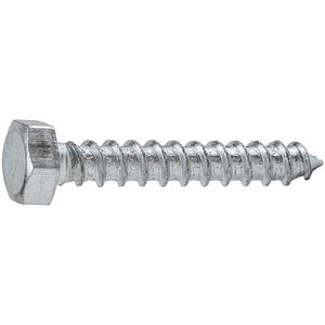 Surub lemn hexagonal SEDA INVEST, 6 x 80 mm, argintiu
