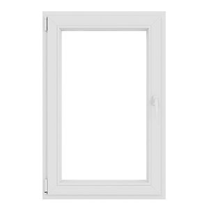 Fereastra termopan APLAST, PVC, 4 camere, 86 x 116 cm, deschidere batanta stanga, alb
