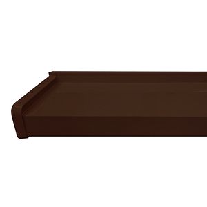 Glaf exterior BRAVO, aluminiu, 150 x 22.5 cm, maro