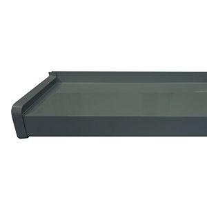Glaf exterior BRAVO, aluminiu, 150 x 22.5 cm, gri