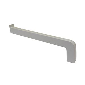 Capat glaf exterior BRAVO, PVC, 16.5 cm, alb