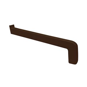 Capat glaf exterior BRAVO, PVC, 22.5 cm, maro
