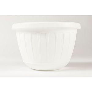 Ghiveci flori HARPLAST, D 26 cm, alb