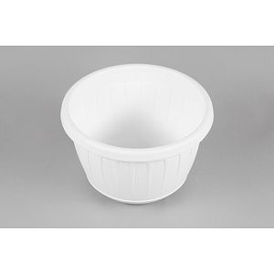 Ghiveci suspendat HARPLAST Stella, D 22.5 cm, alb