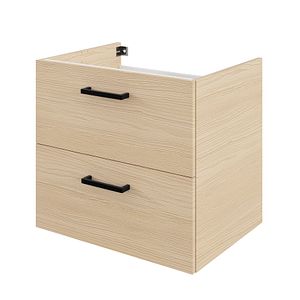 Baza pentru lavoar Pyxis, suspendata, decor stejar, 60 cm