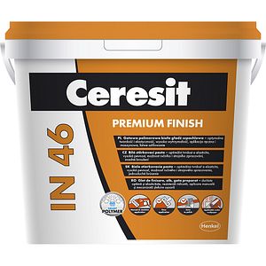 Glet pentru finisare premium Ceresit IN 46, pe baza de polimeri, interior, 3 kg