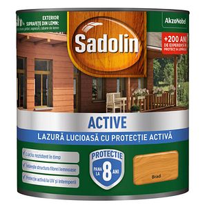 Lazura lucioasa lemn SADOLIN, brad, 0.75L
