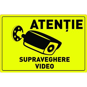 Indicator Supraveghere Video, 30x20 cm