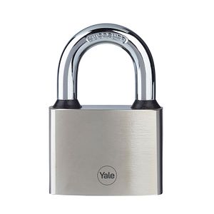 Lacat veriga scurta YALE, 60 mm, otel, argintiu