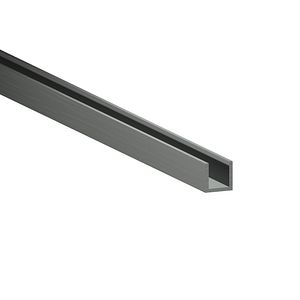 PROFIL U ALU BRUT 8X8X1MM 1M