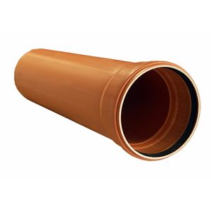 Tub PVC multistrat VALPLAST, 315 x 7.7 mm, SN4, 2m, portocaliu