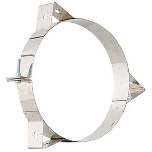 Colier ancorare cos de fum VULCANO, diametru 220 mm, inox