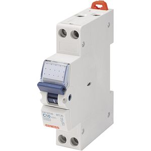 Siguranta automata GEWISS GW90349, bipolara, 20A, curba B, IP20, gri