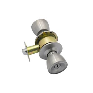 Buton usa cu 2 chei, 50 x 35 mm, metal, argintiu