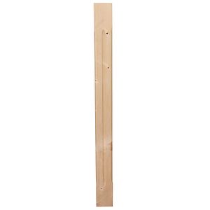 Balustru frezat brad, 75 x 6.2 x 2.4 cm, natur