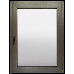 Fereastra termopan FENSTERWELT, PVC, 6 camere, 86 x 116 cm, deschidere oscilobatanta dreapta, nuc