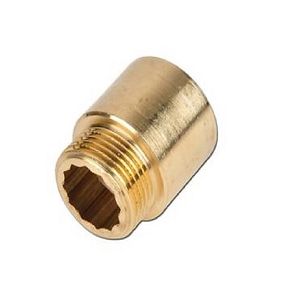 Prelungitor SONTEC, interior-exterior, 20mm x 3/4", alama, auriu