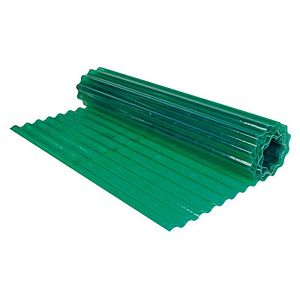 Rulou ondulat din poliester, 1.5 x 10 m, verde
