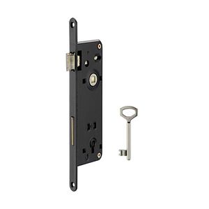 Broasca incastrabila THIRARD, usa lemn, 40 x 90 mm, negru 