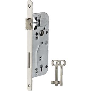 Broasca incastrabila THIRARD, usa lemn, 2 chei, 43 x 90 mm, zincata 