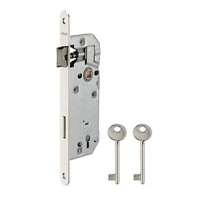 Broasca incastrabila THIRARD, usa lemn, 43 x 90 mm, nichelata, argintiu
