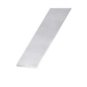 Bara plata aluminiu anodizat, 15 x 2mm, 1m