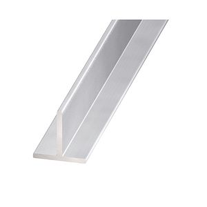 Profil T eloxat, aluminiu, 15 x 15mm, 1m